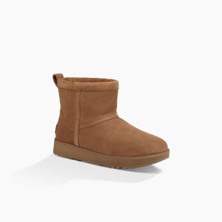 UGG Classic Mini Weather Brown Boots for Women (ADRG72513)